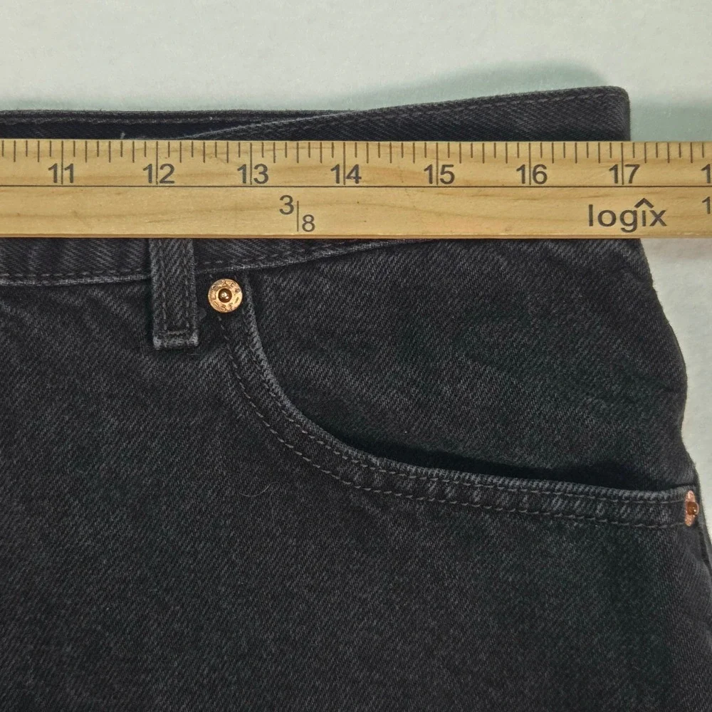 Vtg Levis 505 Regular Fit Jeans Mens 36x30 (34x29) Black Denim Straight Leg Pant
